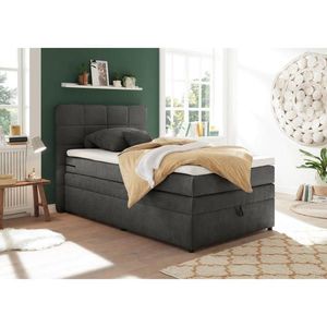 MID.YOU POSTEL BOXSPRING, 120/200 cm, antracitová obraz