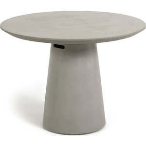 Betonový venkovní jídelní stůl Kave Home Itai, ⌀ 120 cm obraz