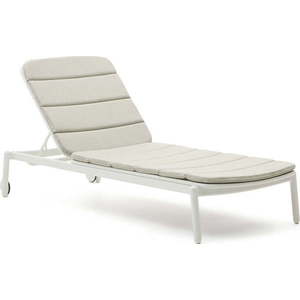 Bílé kovové zahradní lehátko Marcona – Kave Home obraz