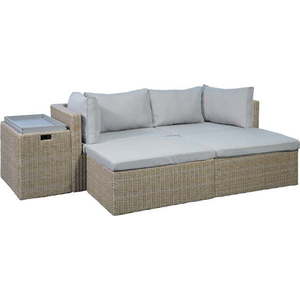 Zahradní lounge set v béžové a světle hnědé barvě Modular – Unique Furniture obraz