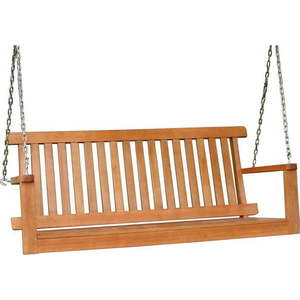 Zahradní závěsná lavice z eukalyptového dřeva Garden Pleasure Columbia obraz