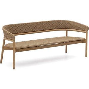 Zahradní pohovka z masivu akácie v béžové a přírodní barvě Arinella – Kave Home obraz