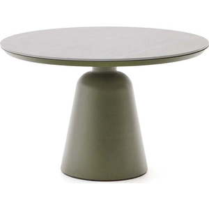 Kulatý zahradní jídelní stůl s keramickou deskou ø 120 cm Tudons – Kave Home obraz