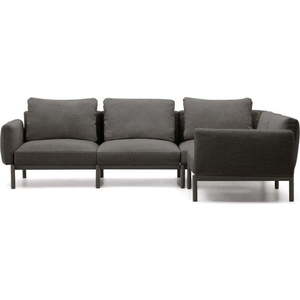 Tmavě šedá zahradní modulární pohovka 292 cm Sorells – Kave Home obraz