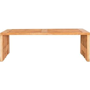 Zahradní lavice z teakového dřeva House Nordic Benidorm, 140 x 35 cm obraz