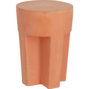 Terakotový odkládací stolek Kave Home Vilena, ⌀ 33 cm obraz