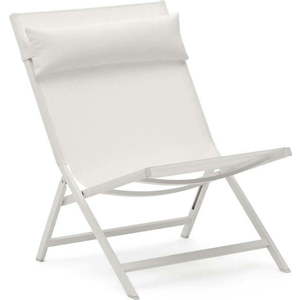 Bílé kovové zahradní křeslo Canutells – Kave Home obraz