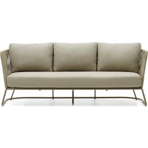 Khaki ocelová zahradní pohovka Saconca – Kave Home obraz