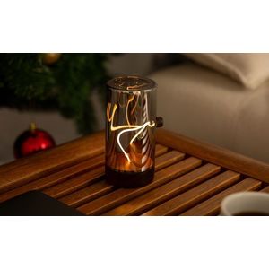 Lampička Solis Drift, více variant - Gingko Varianta: ořech obraz