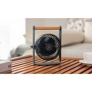 Přenosný větrák Lyra, více variant - Gingko Varianta: vesmírně šedá obraz