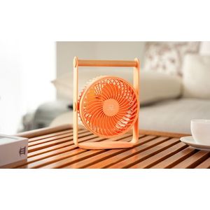 Přenosný větrák Lyra, více variant - Gingko Varianta: pálená broskev obraz