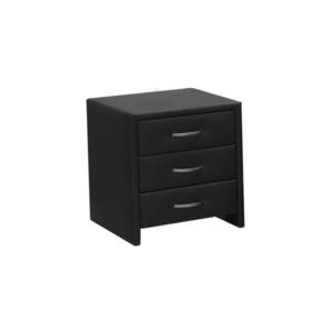 Kasvo EDER (ETNA) noční stolek Ekokůže černá doprodej obraz