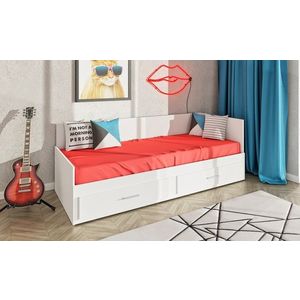 Kasvo MARKO postel (R) 90x200 s matrací bílá obraz