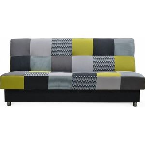 Kasvo ZIGZAK (KRATKA) pohovka Zelená kostka obraz