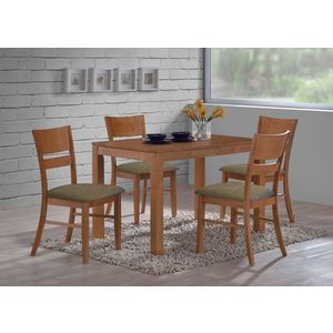 Kasvo VAŠEK stůl+EDITA židle 1+4 Buk / látka SH21 obraz