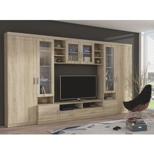 Kasvo PARIS obývací stěna dub sonoma - celé obraz