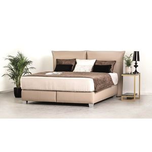 Kasvo FOGY postel 180x200 kůže U25 šedá kůže obraz