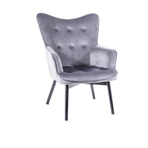 Kasvo KAREN (CARMEN) VELVET židle jídelní bluvel 14 šedá obraz