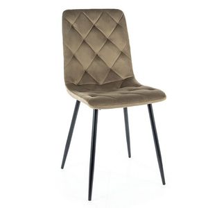 Kasvo JEANY (JERRYY) VELVET židle jídelní bluvel 77 olivová obraz