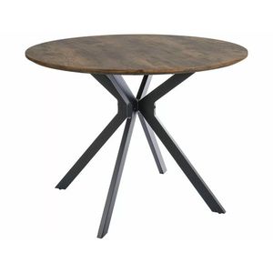 Kasvo ASTER stůl jídelní pr.120cm ořech vint / černá noha obraz