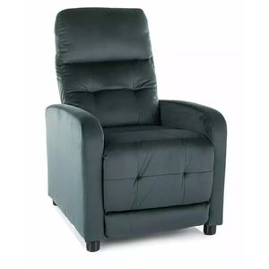 Kasvo OTO (OTUS BREGO) křeslo velvet 78 látkové zelené barvy obraz