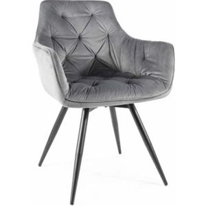 Kasvo MANDO VELVET (MANGO VELVET) křeslo bluvel 14 šedá obraz