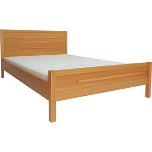 Kasvo Dýhovaná postel BRANDON DOUBLE 135x192 cm vč. roštu DUB obraz
