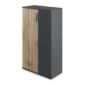 Kasvo FONTE botník 69x36x120 (K25) 244-0010 dub wotan/grafit obraz