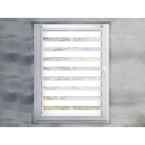 FEXI Roleta Den a noc, Silk bílá, A 090, 150x30 cm obraz