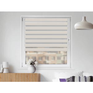 FEXI Roleta Den a noc, Světle šedá, A 092e, 150x30 cm obraz