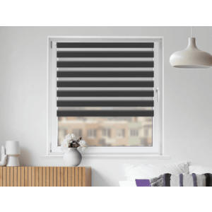 FEXI Roleta Den a noc, Šedočerná, A 096e, 150x30 cm obraz