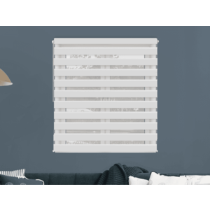 FEXI Roleta Den a noc, Blackout Bílá, A 3500e, 150x30 cm obraz