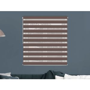 FEXI Roleta Den a noc, Blackout Kakaová, A 3503e, 150x30 cm obraz