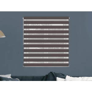 FEXI Roleta Den a noc, Blackout Grafitová, A 3505e, 150x30 cm obraz