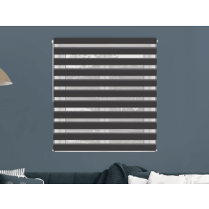 FEXI Roleta Den a noc, Blackout Antracit, A 3506e, 150x30 cm obraz