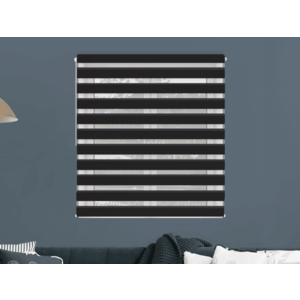 FEXI Roleta Den a noc, Blackout Černá, A 3507e, 150x30 cm obraz