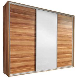 Skříň Se Zrcadlem Silver 255cm Švestka obraz