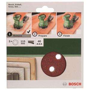 Brusný papír Řř115 Mm, G40, Barva, 8 Děr, Suchý Zip obraz