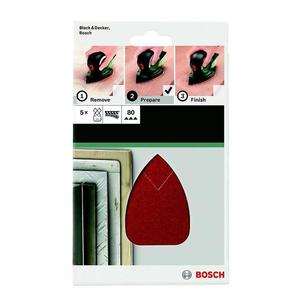 Brusný papír Ř95x135 Mm, G80, 4 Děr, Suchý Zip B&D Mouse obraz