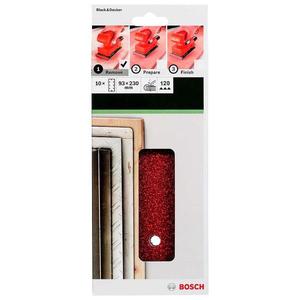 Brusný papír Ř93x230 Mm, G120, 8 Děr, Svorka, B&D obraz