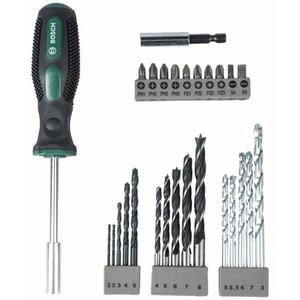 Sada vrtáků a šroubovacích bitů 27 ks obraz