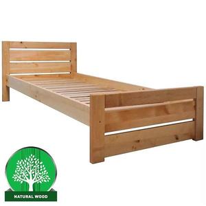 Postel Oliwia 90x200 cm Dřevo Přírodní Olše obraz