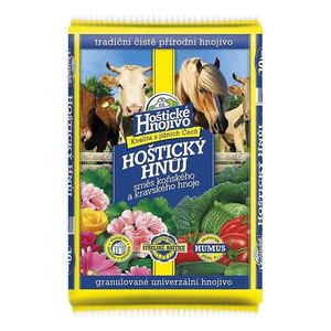 Granulované univerzální Hoštické hnojivo z kravského a koňského hnoje 10 kg obraz