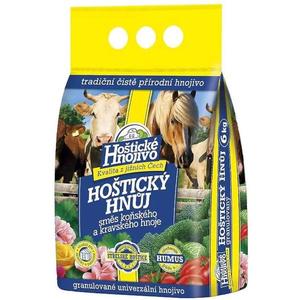 Granulované univerzální Hoštické hnojivo z kravského a koňského hnoje 6 kg obraz