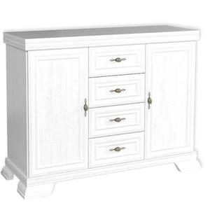 Komoda Kora 128cm bílá borovice Andersen, KK3 obraz