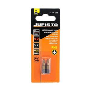 Bity křížové 25 mm, bal 2 ks, Jufisto TYT PH1 obraz