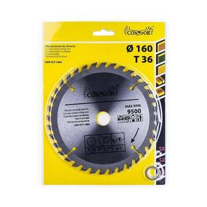 Pilový kotouč na dřevo, 160 mm x 36 T, Condor obraz
