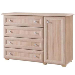 Komoda 120 cm Dub Sonoma obraz