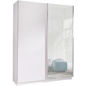 Skříň Se Zrcadlem Batumi 2 150cm Bílá obraz