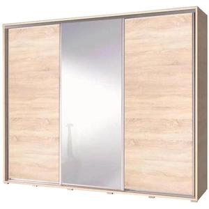 Skříň Se Zrcadlem Penelopa 255 cm Dub Sonoma obraz